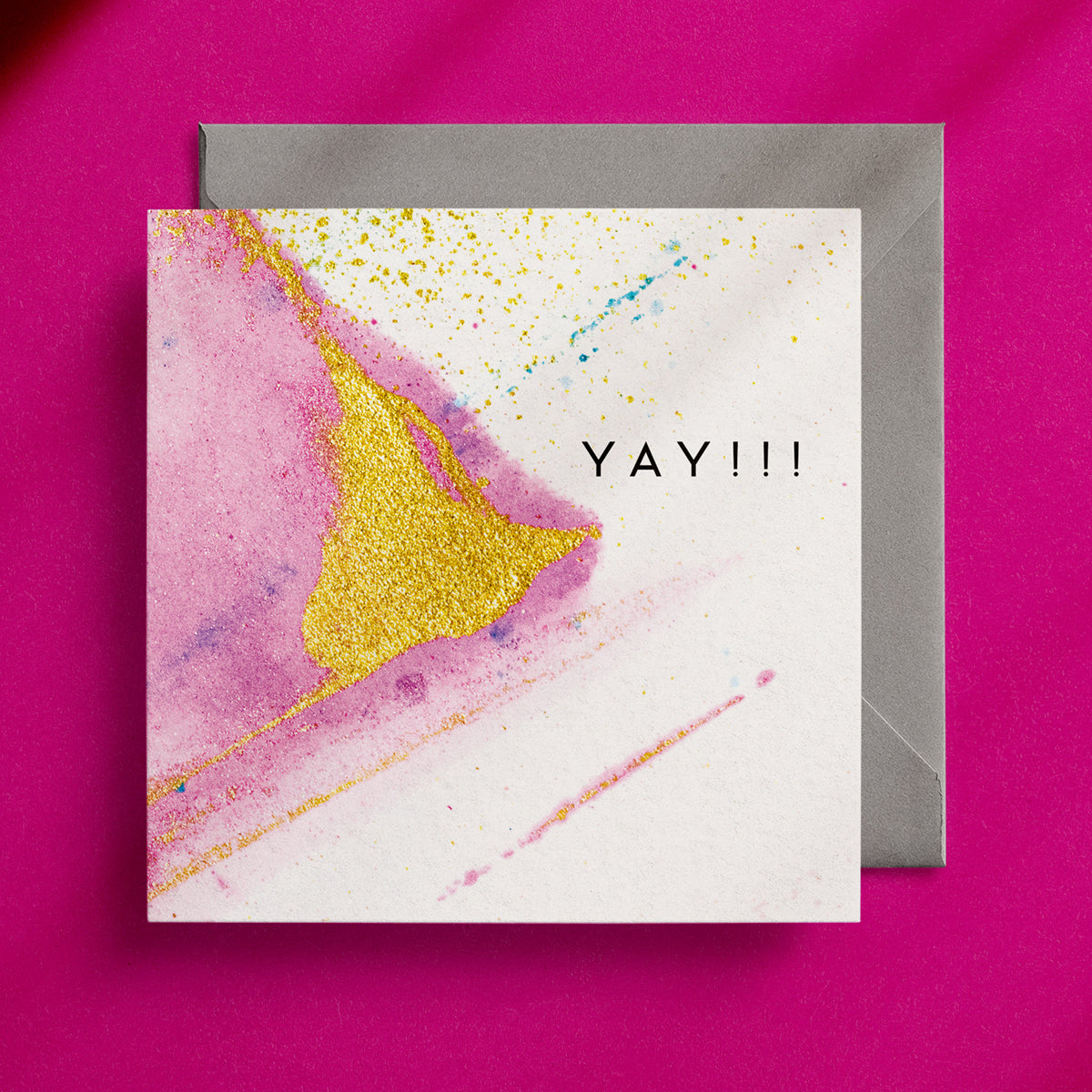 Yay! - ABSTRACT Greeting Card