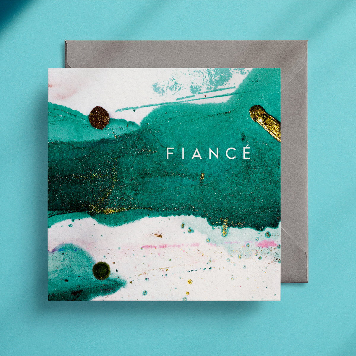 Fiancé - ABSTRACT Greeting Card