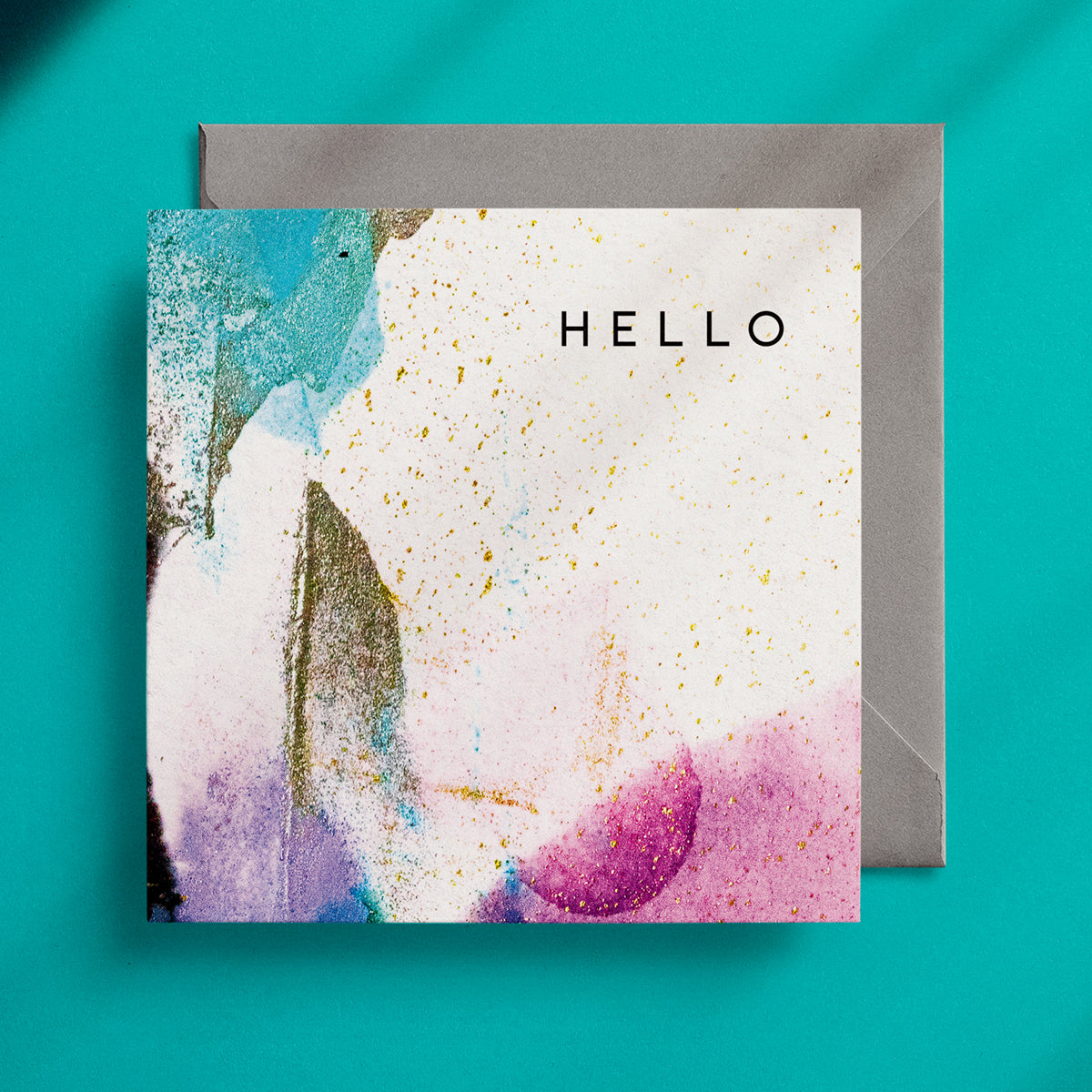 Hello - ABSTRACT Greeting Card