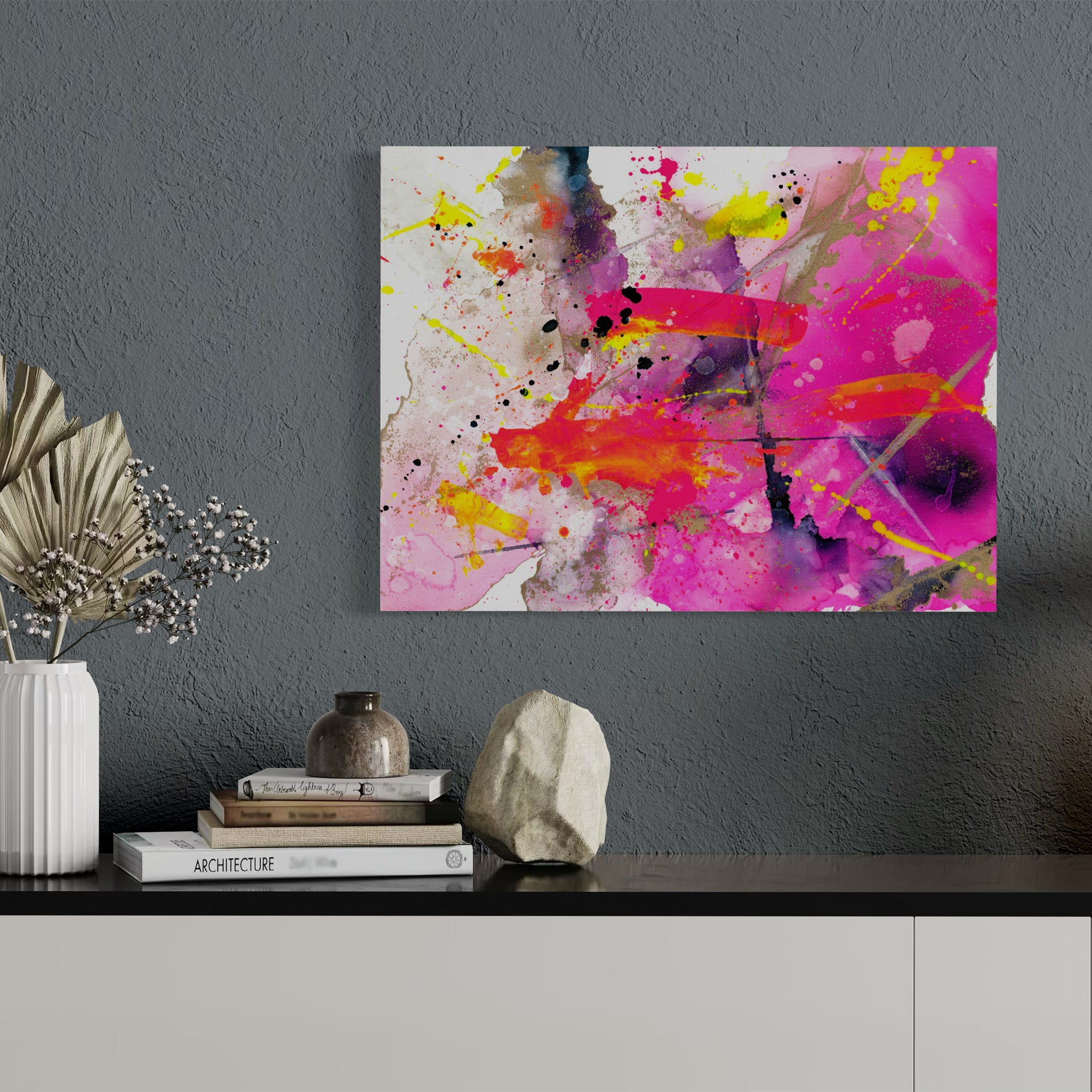 Beautiful Chaos I - Original Abstract Alcohol Ink Painting on Canvas