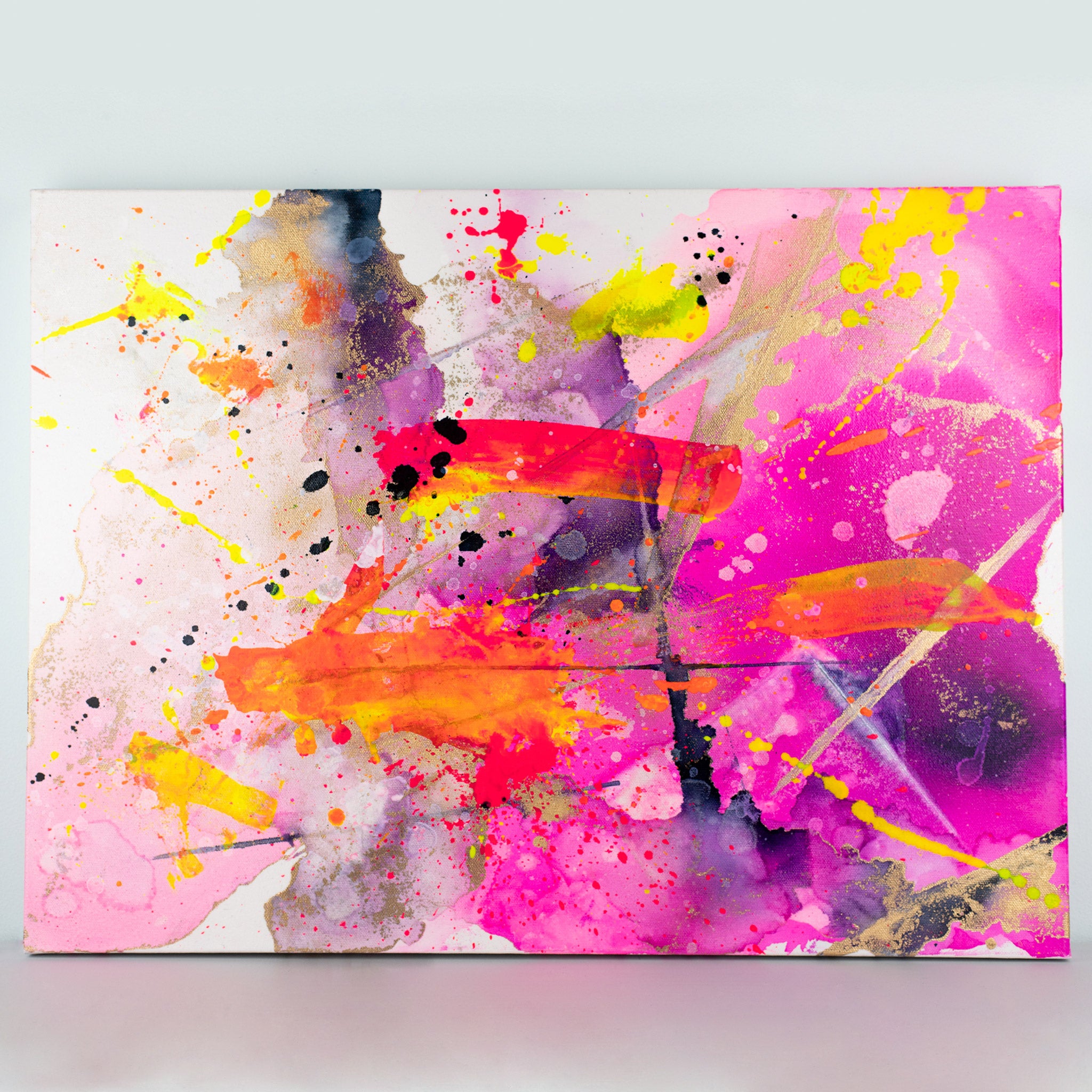 Beautiful Chaos I - Original Abstract Alcohol Ink Painting on Canvas