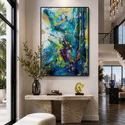 Channelling Chaos | Framed Canvas Print