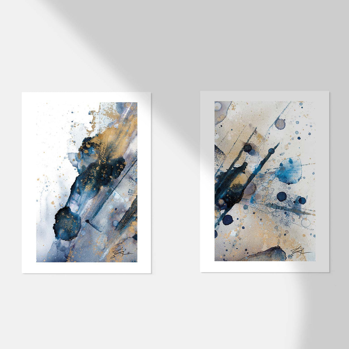 Light Magic – Blue Edition Diptych | Fine Art Prints