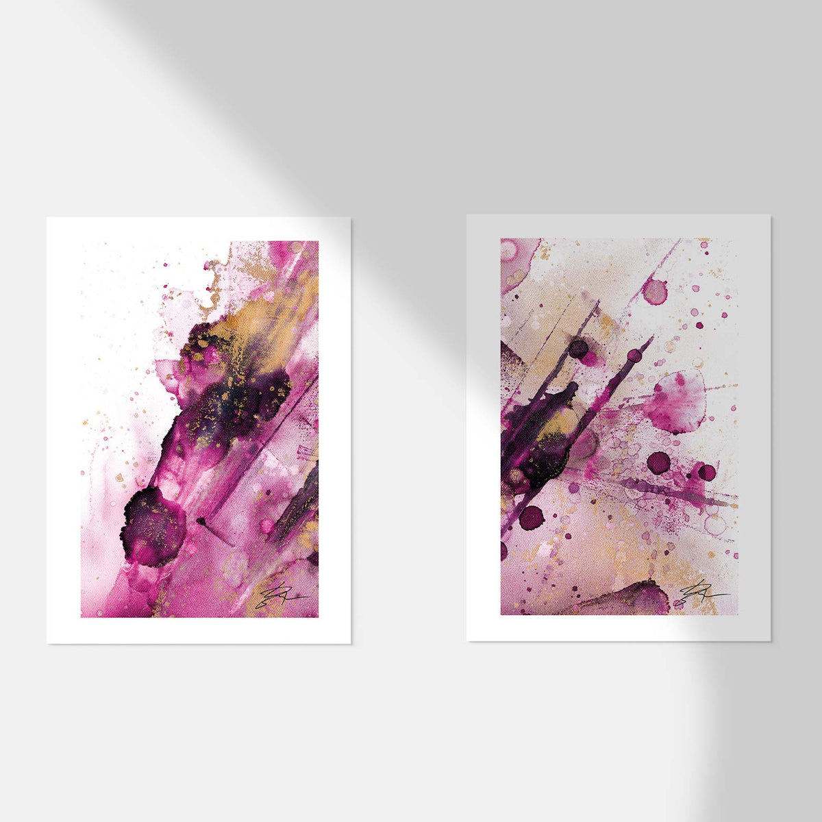 Light Magic – Pink Edition Diptych | Fine Art Prints
