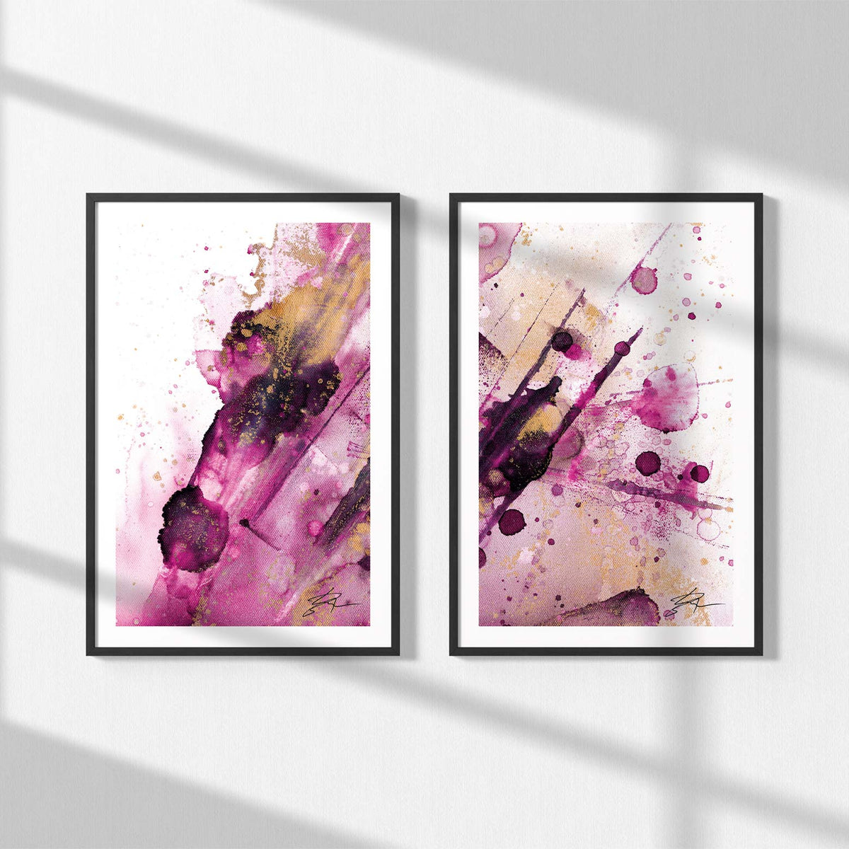 Light Magic – Pink Edition Diptych | Fine Art Prints