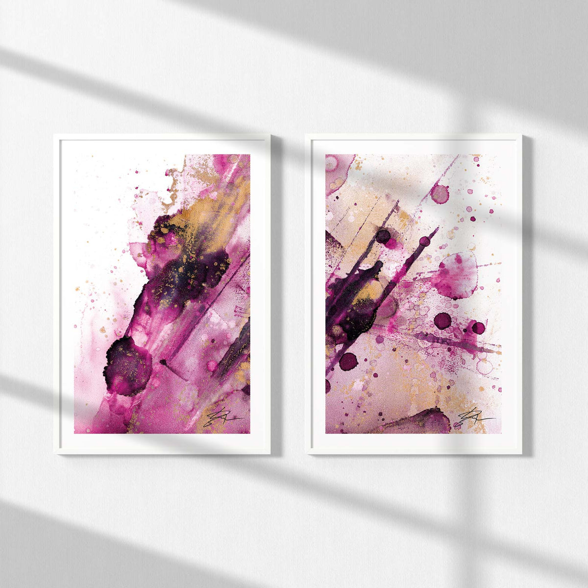 Light Magic – Pink Edition Diptych | Fine Art Prints