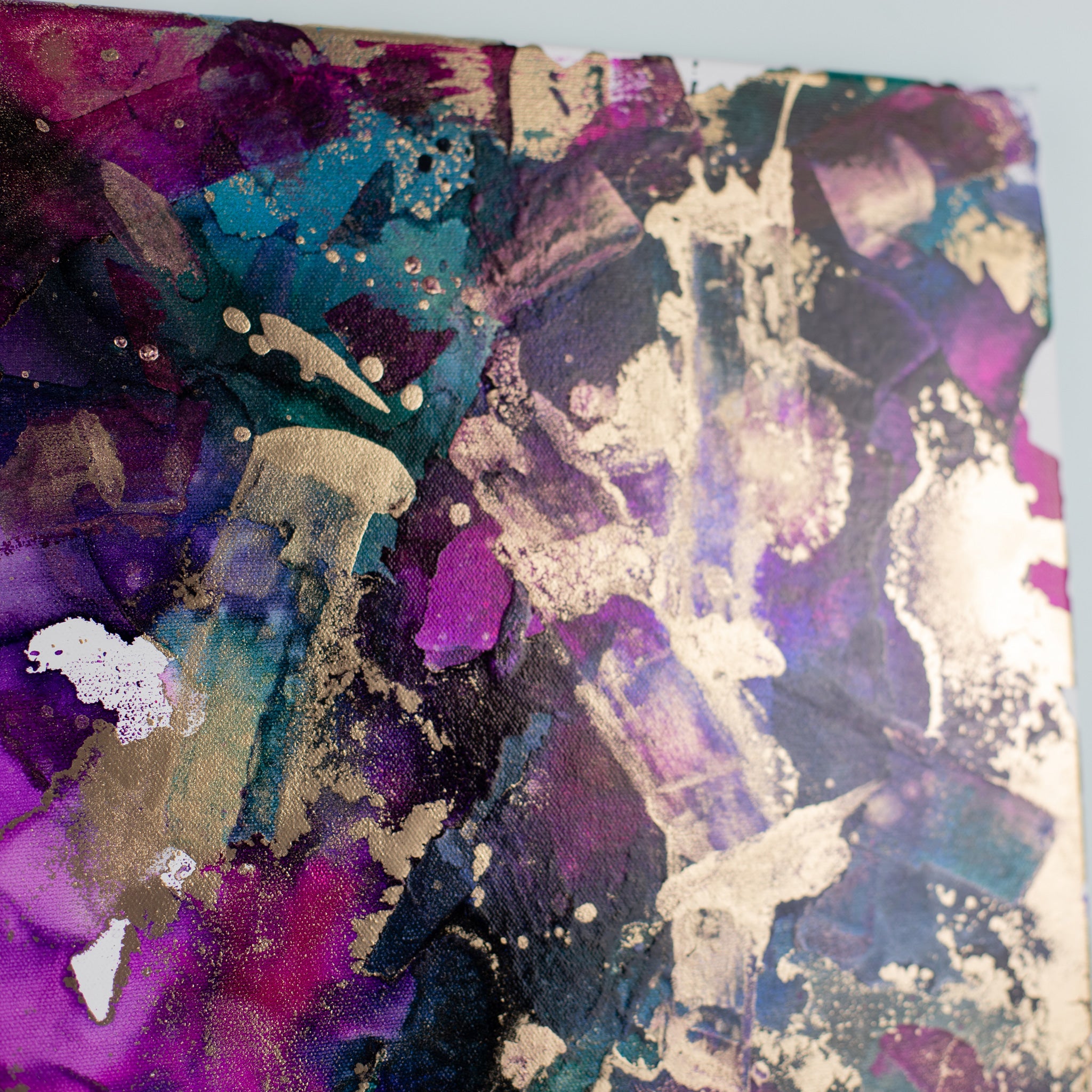 Luxuriance – Original Abstract Alcohol Ink Painting on Canvas