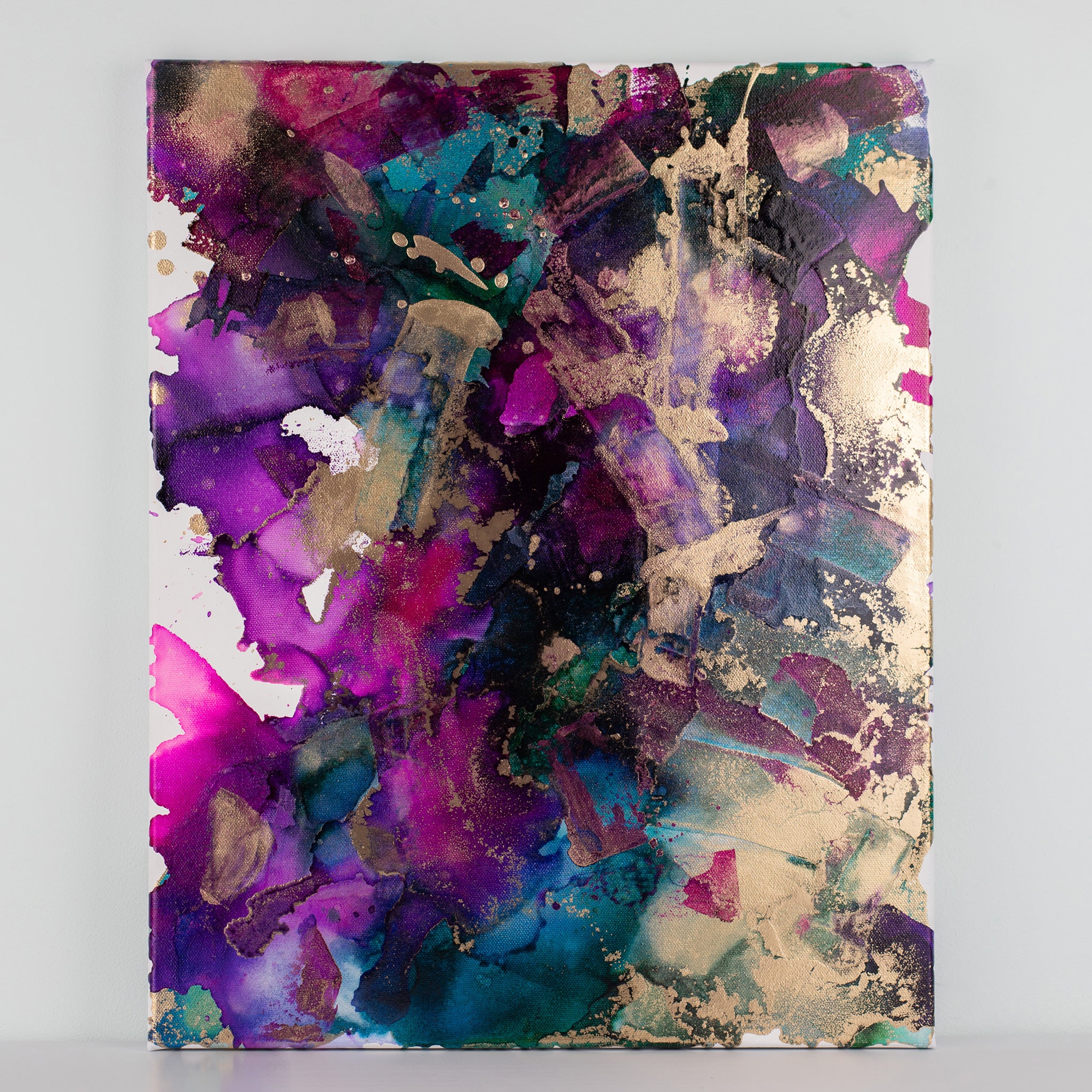 Luxuriance – Original Abstract Alcohol Ink Painting on Canvas