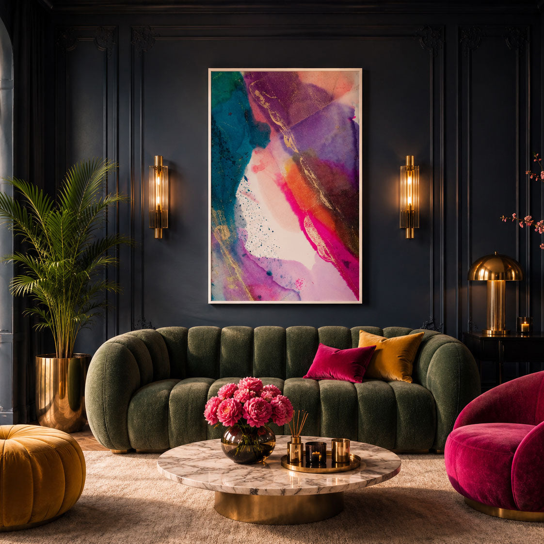 The Beauty of ABSTRACT IV - Canvas Art Print