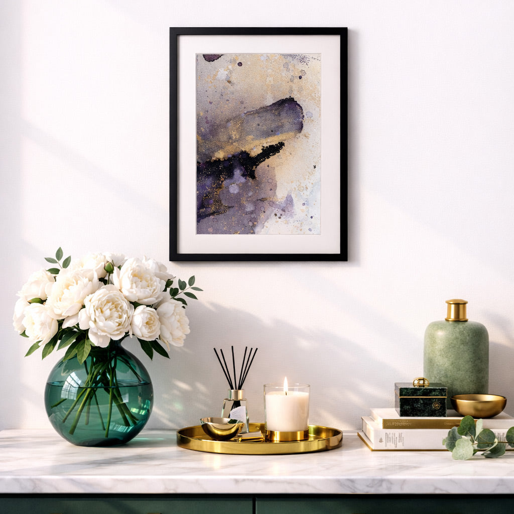 Light Magic  Framed Miniature Print - Amethyst Edition | No.4