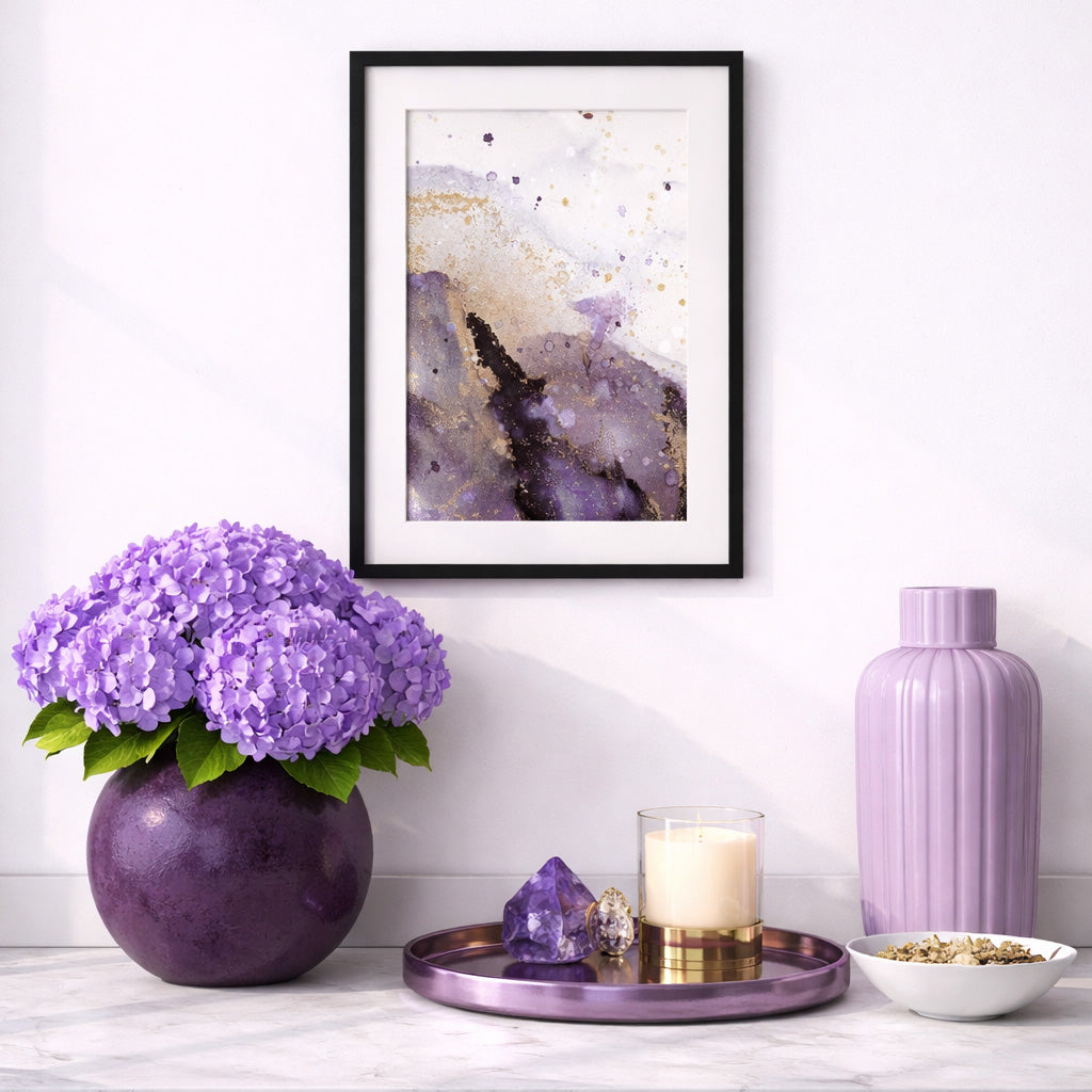 Light Magic Framed Miniature Print - Amethyst Edition | No.6