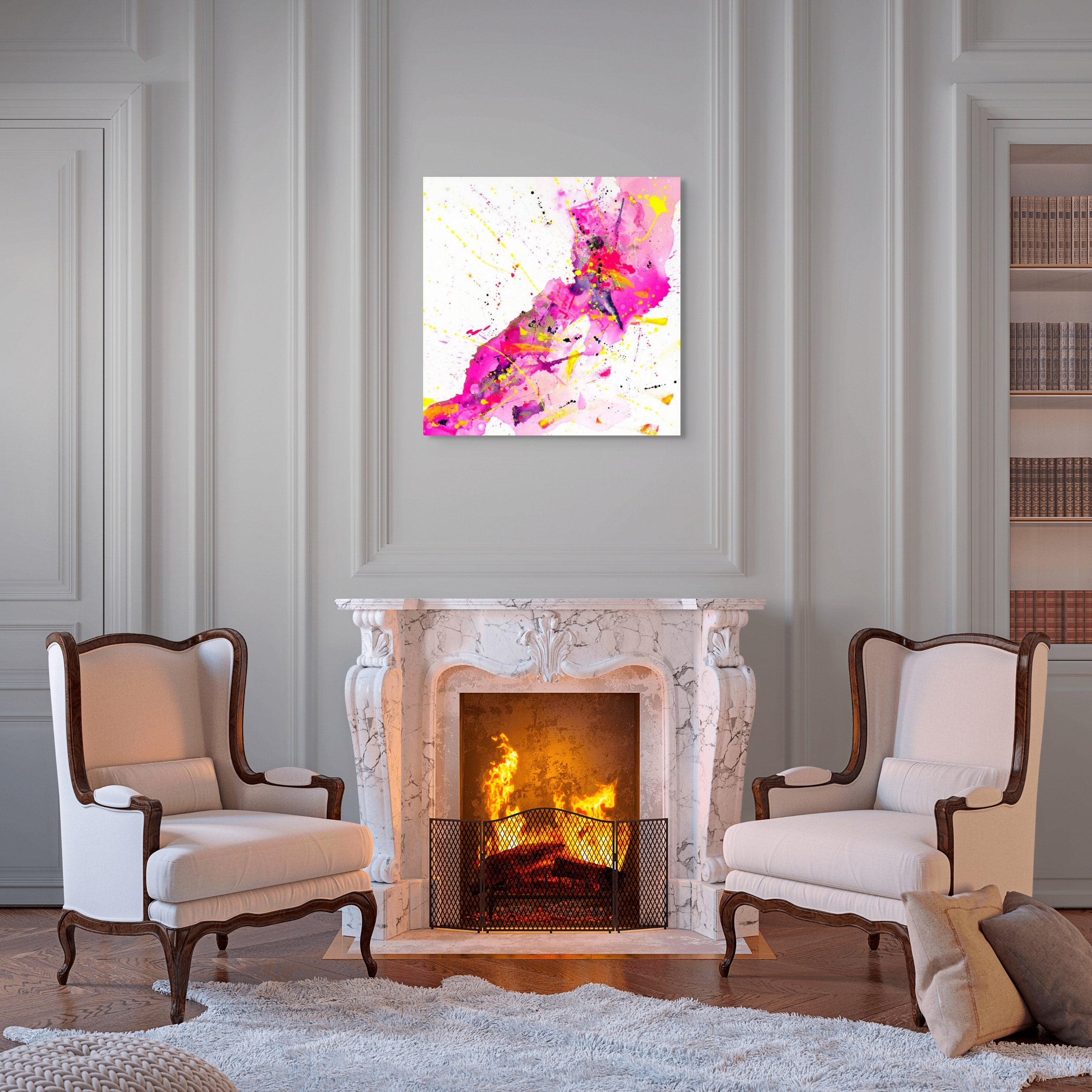 Beautiful Chaos II – Original Abstract Alcohol Ink Painting on Canvas