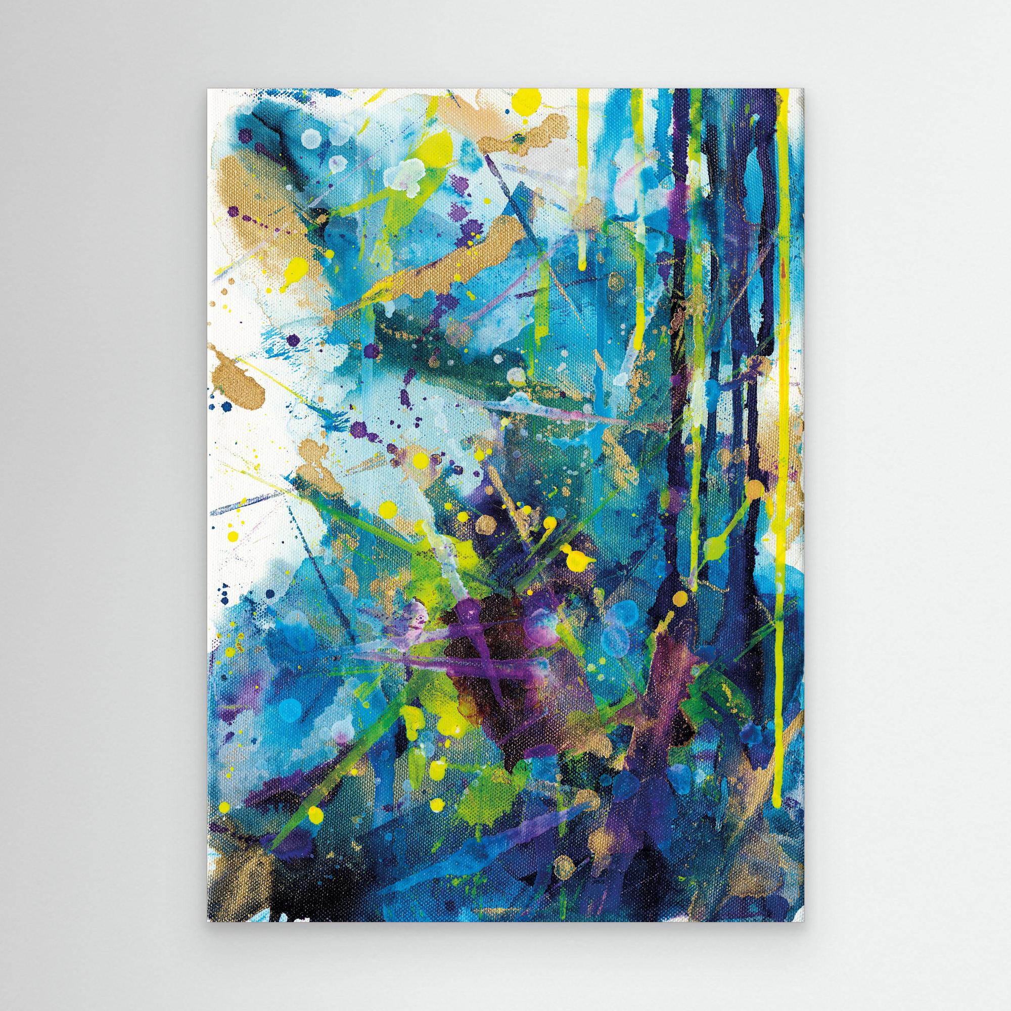 Channelling Chaos | Framed Canvas Print