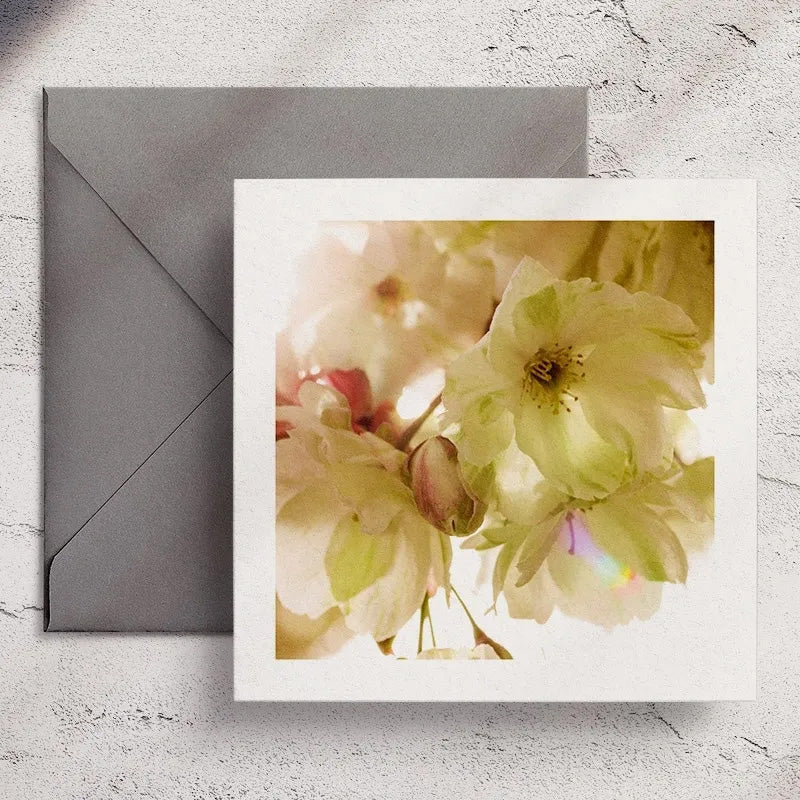 Green Blossom - Greeting Card