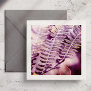 Glistening Ferns - Greeting Card