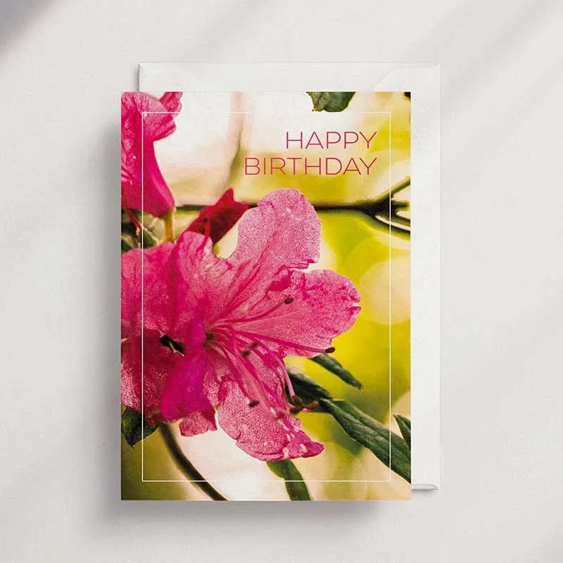 Happy Birthday [FL06]- Floral Greeting Card