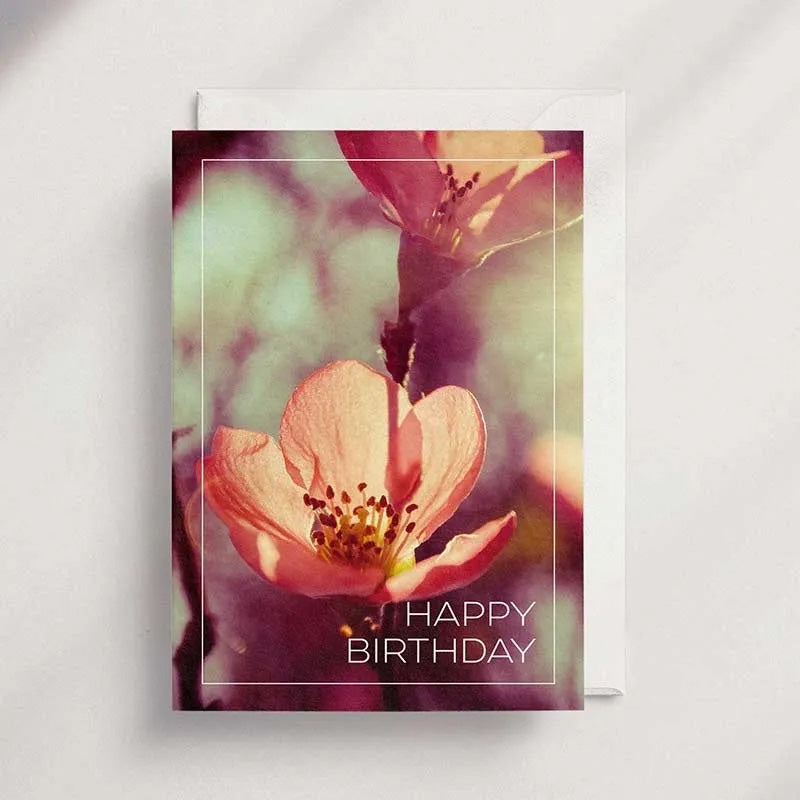 Happy Birthday [FL07]- Floral Greeting Card