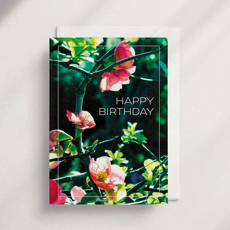 Happy Birthday [FL08]- Floral Greeting Card