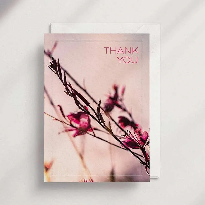 Thank You [FL16] - Floral Greeting Card