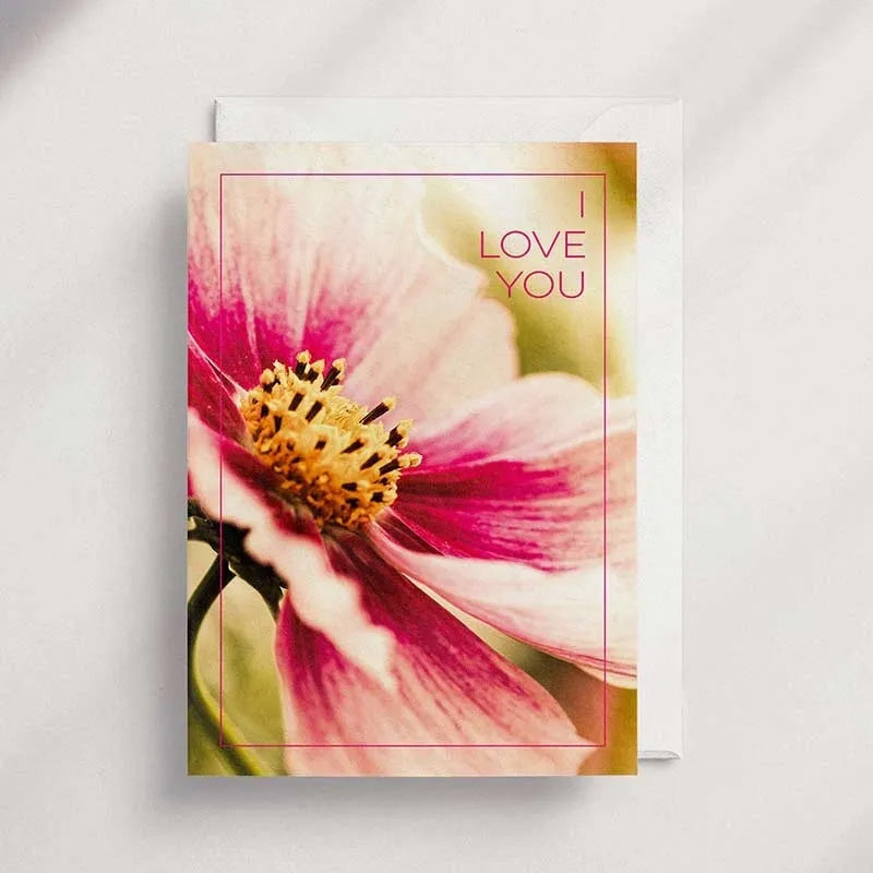 I Love You [FL17] - Floral Greeting Card