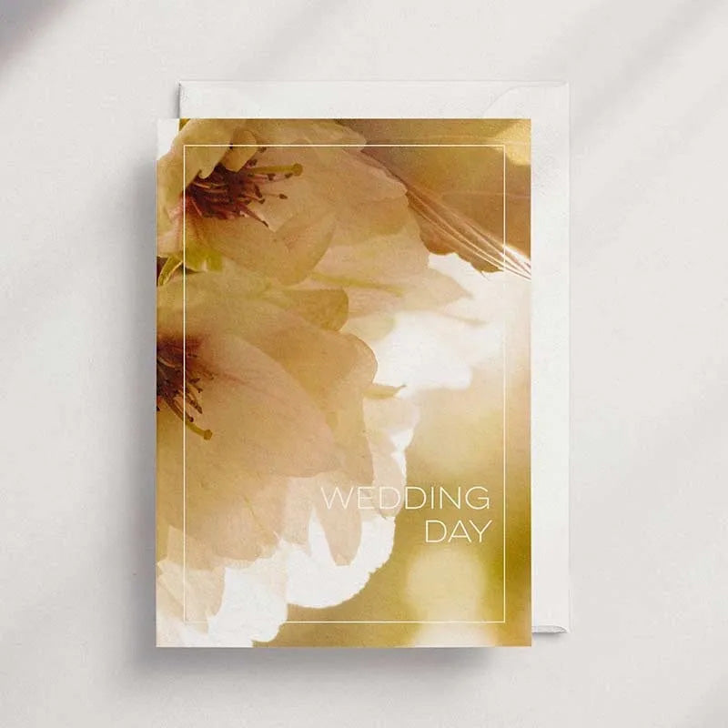 Wedding Day [FL22] - Floral Greeting Card