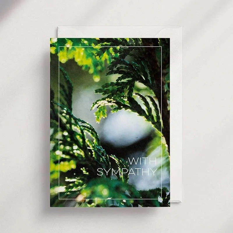 With Sympathy [FL24] - Floral Greeting Card