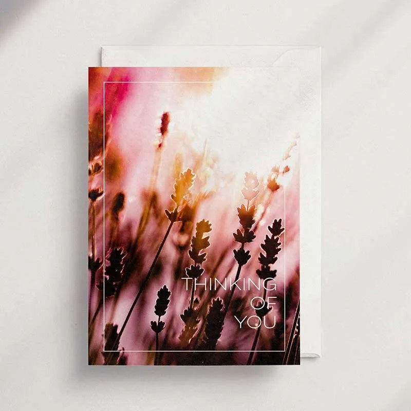 Thinking Of You [FL26]- Floral Greeting Card