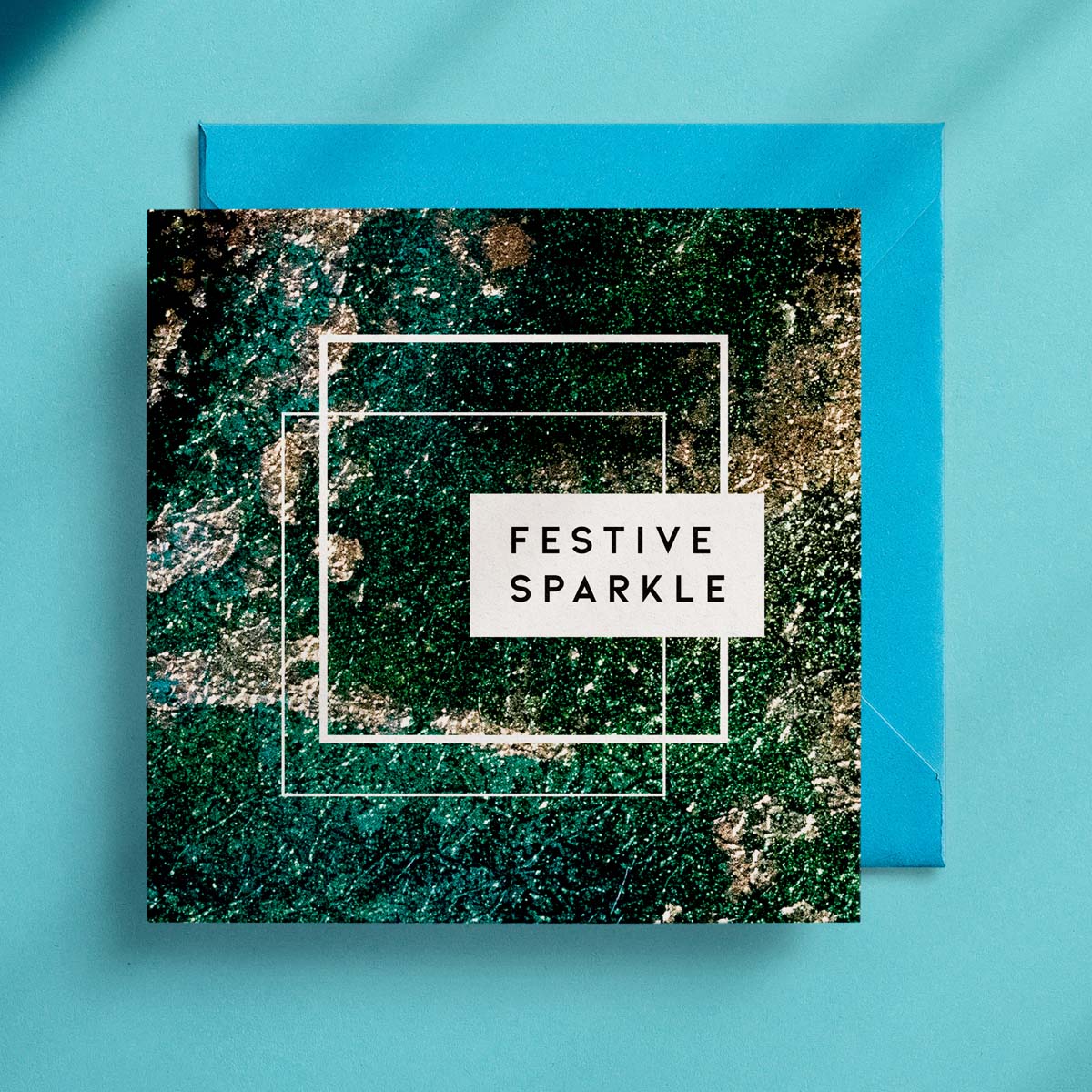 Festive Sparkle - Greeting Card