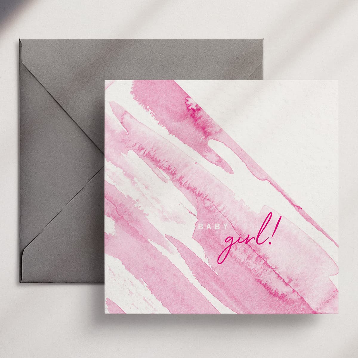 Baby Girl! - Greeting Card