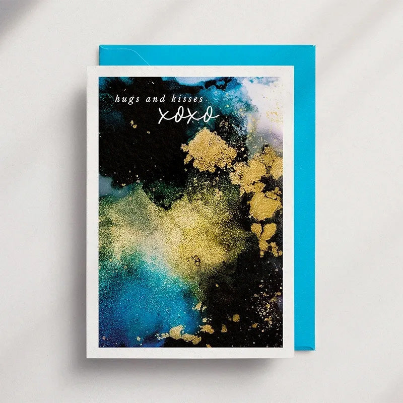 Hugs and Kisses XOXO [LAG09]- Lagoon Greeting Card