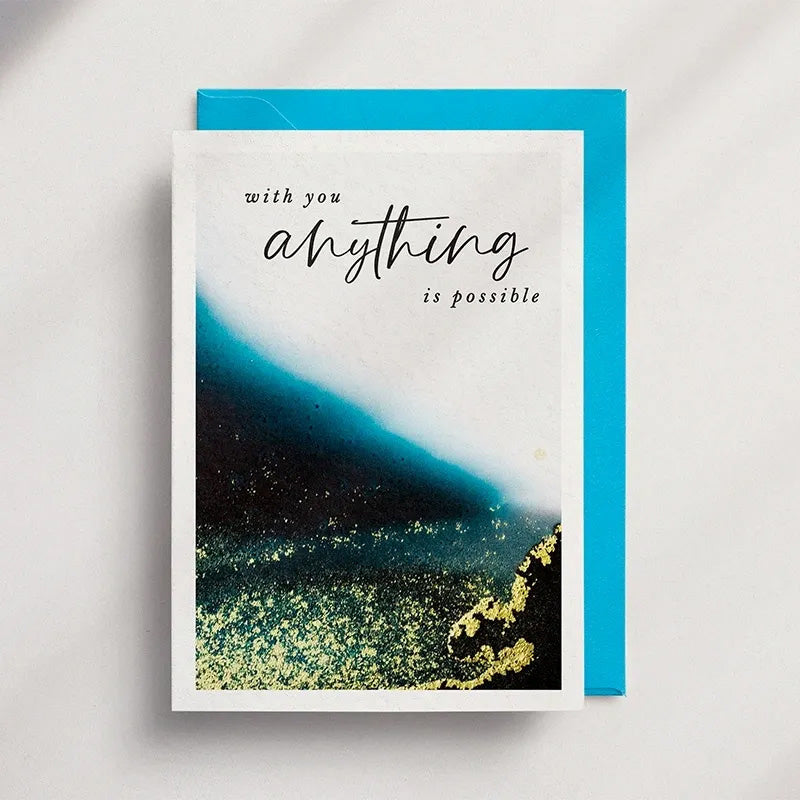 With You Anything Is Possible [LAG18]- Lagoon Greeting Card