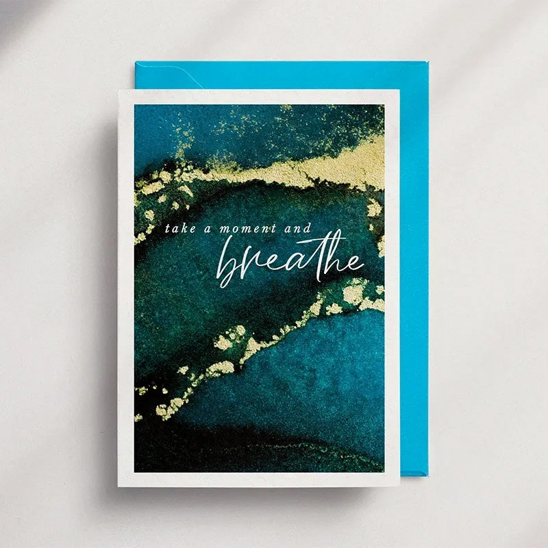 Take A Moment and Breathe [LAG19]- Lagoon Greeting Card
