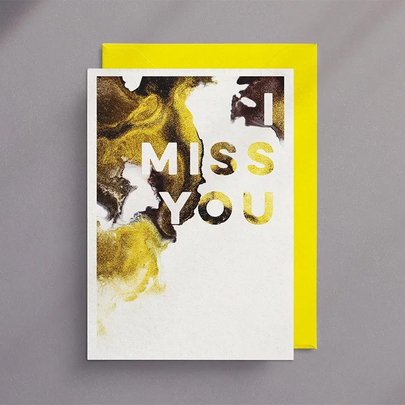 I Miss You - Greeting Card