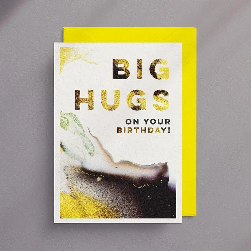 Big Hugs On Your Birthday - Greeting Card