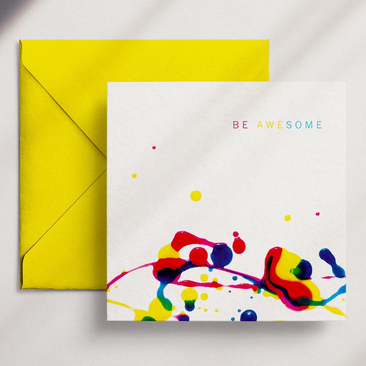 Be Awesome - Greeting Card