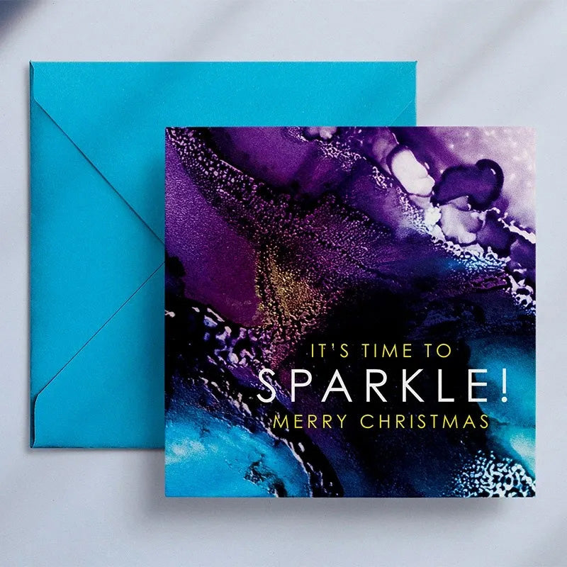 It's Time To Sparkle! Merry Christmas - Greeting Card