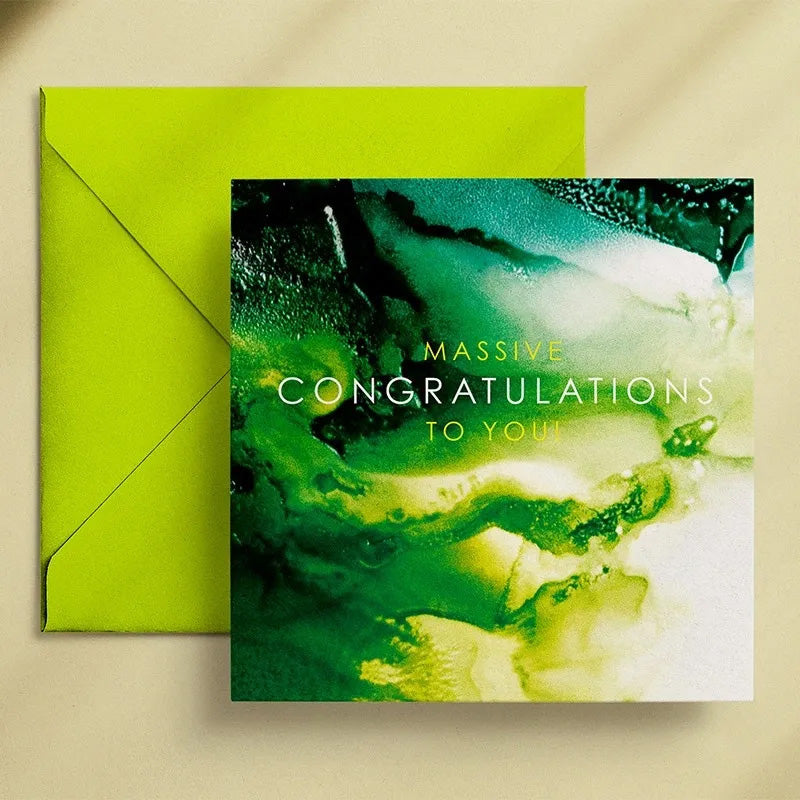 Massive Congratulations To You - Greeting Card